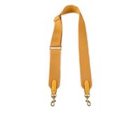 LJHFG63KUYT Handbag 5cm Wide Canvas Fabric Strap Solid Color Bag Messenger Shoulder Belt In Cowskin Leather Parts Adjustable Crossbody(Yellow)