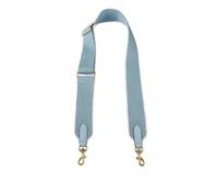 LJHFG63KUYT Handbag 5cm Wide Canvas Fabric Strap Solid Color Bag Messenger Shoulder Belt In Cowskin Leather Parts Adjustable Crossbody(Light blue)