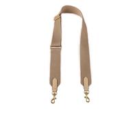 LJHFG63KUYT Handbag 5cm Wide Canvas Fabric Strap Solid Color Bag Messenger Shoulder Belt In Cowskin Leather Parts Adjustable Crossbody(Light coffee)