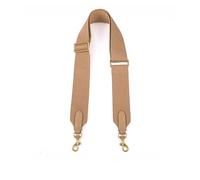 LJHFG63KUYT Handbag 5cm Wide Canvas Fabric Strap Solid Color Bag Messenger Shoulder Belt In Cowskin Leather Parts Adjustable Crossbody(Khaki)