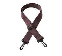 LJHFG63KUYT Handbag Adjustable Nylon Replacement Bag Handle Strap 2.5cm Wide Solid Color Shoulder Belt For Bottle Hung Crossbody(Coffee color)