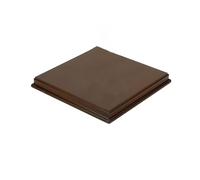 LJHFG63KUYT Pedestal Decor Square Wood Stand Base with Concave Edge Display for Vase and Bonsai Indoor Holder