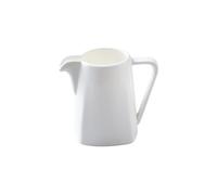 LJHFG63KUYT Sauce Boat White Ceramic Milk Pitcher Creative Sauce Boat with Handle for Home, Hotel, Coffee Shop Creamer Pitcher(Large)