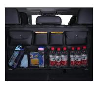 LJHGYUOAYT Car Boot Organiser for Land Rover Range Rover Sport, Hanging Seat Storage Bag Collapsible Multi Compartment Boot Tidy Interior Accessories,A/Black
