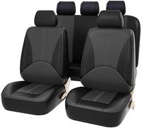 LJHGYUOAYT For Dodge Nitro 2011-2022,Car Seat Cover Pu Leather Seat Protector Full Set Automobile Interior Accessories,C/Black Grey