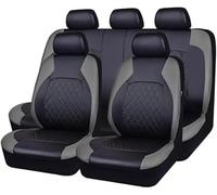 LJHGYUOAYT For Jeep Avenger 2023-2025,Car Seat Cover Pu Leather Seat Protector Full Set Automobile Interior Accessories,B/Grey