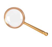 LJHJYDW 20x Handheld Magnifier Metal Reading Magnifier Loupe Glasses for Book and Newspaper Reading Insect and Hobby Observation 75mm