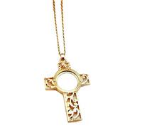 LJHJYDW 6X Pendant Reading Magnifier Necklace Scientific Map Document Magnifying Glass