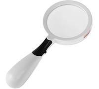 LJHJYDW Hand-held Magnifying Glass with Light 5X Elderly Reading Magnifier Students Observe Magnifying Glass Marriage