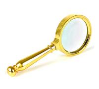 LJHJYDW Handheld Magnifier 30x Magnifying Glass Gift Package Magnifying Mirror Detachable Metal Handle Magnifying Lens for Home Learning Reading and Fault Finding