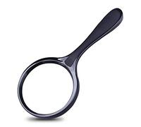 LJHJYDW Handheld Magnifier Magnifying Glass 90mm Lens Magnifying Mirror Ergonomic Handle Magnifying Lens for Home Learning Reading and Fault Finding