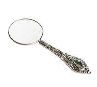 LJHJYDW Handheld Reading Magnifier with,Antique Magnifying Lens,Magnifying Glass 4X Antique Copper Handheld Best Reading Magnifier for Elderly Macular Degeneration