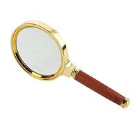 LJHJYDW Magnifying Glass 10X Handheld Large Magnifier for Macular Degeneration Seniors Reading Soldering Inspection Gifts
