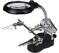 LJHJYDW Magnifying Glass, 3X Magnifying Lamp Metal Clamp Reading, Jewellery Loupe, Watch and Electronic Repair Magnifier Marriage