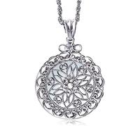 LJHJYDW Magnifying Glass Necklace Magnifying Glass Pendant Magnifying Glasses Pendant Womens Vintage Glass Magnifier Sweater Accessories Ornaments 2X Handheld Magnifier Gifts Marriage