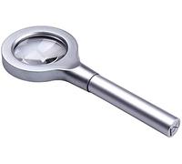 LJHJYDW Magnifying Glasses,Educational Hobby Magnifiers, Handheld Magnifier Hd Old Man Reading Lighted Portable Optical Glass High Magnification Mirror