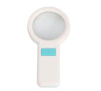 LJHJYDW Magnifying Glasses,Educational Hobby Magnifiers, Handheld Magnifier Photoelectric Magnifier Hd Optical Lens Old Man Reading Aids Magnifiers