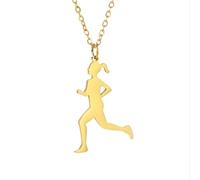 LJHJYDW Necklace Fashion Jewelry Women's Running Pendant Necklace Fashion Athletic Athlete Jewelry Gift for Enthusiasts gift