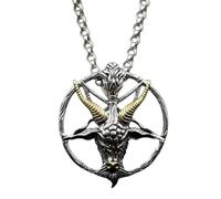 LJHJYDW New 2026 Unisex Stainles Stell Distressed Domineering Fangs Wolf Head Pendant Necklace Personalized Exaggerated Halloween Neck Accessories Jewelry Fashion Trendy Creative Gift For Women And