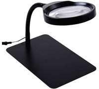 LJHJYDW Screen Magnifier Desk lamp Magnifying Glass high-Rate HD Magnifier with Light Double The Comfort