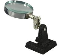 LJHJYDW Screen Magnifier Desktop Metal Magnifier 8 Times HD Optical Glass Lens Suitable for The Elderly to Read Black Metal, Jewelry Appraisal, Electronic Maintenance, Low Vision and so on. Mag