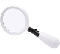 LJHJYDW Screen Magnifier HD Magnifying Glass, Hand-held high-Definition Large-Caliber 100MM Glass 20 Times a Magnifying Glass to Read Old Student Magnifier with Light Double The Comfort