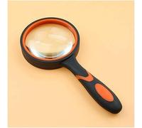LJHJYDW Screen Magnifier Magnifying Glass, ABS Material Orange Optical Glass Lens 220 * 112 * 20 mm Magnifier with Light Double The Comfort