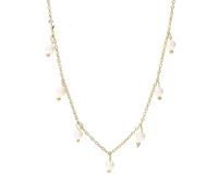 LJHJYDW Unisex Stainles Stell Beads Women's Neck Chain Pearl Choker Necklace Gold Color Goth Chocker Jewelry On The Pendant Collar For Her Fashion Trendy Accessories Creative Gift For Women And Men