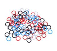 ljhnba 100 Pieces Pigeons Training Rings in Multiple Colors for Effective Management and Identification During Races Bird Leg Bands