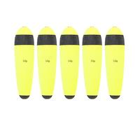 ljhnba 5Pcs / pack Multi-sizes EVA Foam Fishing Floats and Bobbers Slip Corks Fishing Bobber Float Buoy Bobbers Slip Floaters