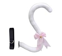 ljhnba Cool Styles Cats Costume Accessories Plush Hairhoop Cats Tail for Theme Parties and Cosplay Event Masquerades Parties Cosplay Accessories