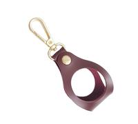 ljhnba Miniature Golf Accessory Waterproof PU Leather Golf Ball Holder with Rotating Carabiner Clip Hook for Backpack and Belt PU Leather Pouches