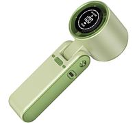 ljhnba Portable Handheld Fan 100 Speed Small Cooling Desk Fan Quiet Handheld with Digital Display USB Rechargeable Table Rechargeable for Sport