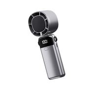 ljhnba Portable Small Fan Powerful Handheld Fan with Cold Compress 0-100 Speed USB C Rechargeable Travel Camping Outdoor Semiconductor Cooling Handheld