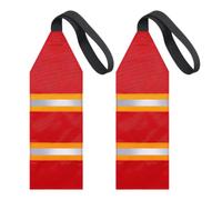 ljhnba Reflective Safe Flags Warning Flags for Kayak Canoes and Water Sports with Installation High Visibilities Design Kayaking Marker Reflective Safe Warning Flag