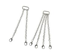 ljhnba Strength Metal Trailer Chain and Tow Hook Perfect for 1/50 Scale Construction Cranes Model Accessories Remote Control Tow Hook