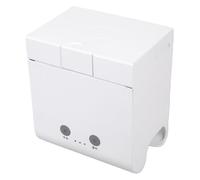 ljhnba Wet Heater Auto Temperature Control Wall Mount Desktop ABS Housing for Baby Commercial Use Rechargeable Heated Towel Dispenser