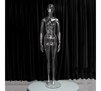 LJHU Mannequin Transparent Mannequin for Underwear, Sturdy Lightweight Easy to Clean Full Mannequin, Easy to Assemble Clothing Store Female Dress Form (Size : Style2)
