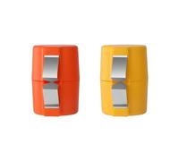 LJIANGD 2 Pcs Egg Cracker Tool for Raw Eggs, Egg Shell Opener for Hard Boiled Eggs, Handheld Egg Peeler and Egg Breaker with Stainless Steel Clamp, Kitchen Gadget for Home Cooking