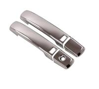 LJICUVDS Car Outer Door Handle Cover Compatible with Nissan for Pathfinder R51 2005 2006 2007 2008 2009 2010 2011 2012 Car Door Handle Cover Trim Sticker Styling(1 Keyhole 2 Buttons)