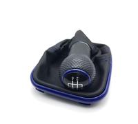 LJICUVDS Gear Shift Knob Compatible with Vw for Jetta for Bora Mk4 1999 2000 2001 2002 2003 2004 12mm 5 6speed Car Gear Shift Knob Shifter Knobs Styling(Blue,5speed)