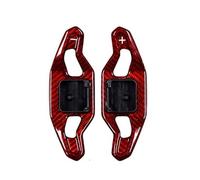 LJICUVDS Wheel Paddle Shift Compatible with A6 S6 for Avant for Quattro C8 4K A7 for Sportback 4K for A8 S8 for Quattro D5 4N 2019 2020 2021 Shift Paddle Shifter Extended(Red)