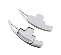 LJICUVDS Wheel Paddle Shift Compatible with Benz A B Class for W447 W176 W246 MB for SLK R172 for CLA C117 for GLA X156 Steering Wheel Paddles Shifter Extender Cover Trim(Silver)