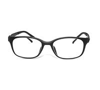 LJIMI Nearsighted Distance Glasses For Men and Women Retro Myopia Glasses TR90 Lightweight Shortsighted Eyeglasses Black Full Frame Eyewear Blue Light Filter Spectacles THESE ARE NOT READING GLASSES