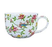LJIMICAORO Large 24oz Bone China Coffee Mugs with Handles, Perfect for Soups, Cereals and Desserts