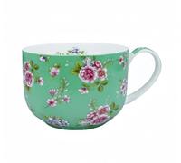 LJIMICAORO Large 24oz Coffee Cups Soup Mugs with Handles Traditional Large Cup Large Bone China Coffee Mugs Cup for Soups Cereals