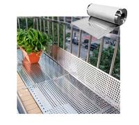 LJISEHG 304 Stainless Steel Expanded Metal Mesh, 8mm Holes Silver Mesh, Ventilation Security Decoration Mesh for Home, Industrial & Outdoor Security Protection(W85*L200cm/W33.4*L78.7in)