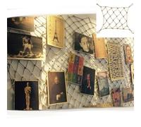 LJISEHG Jute Hemp Rope Netting, Balcony Safety Rope Net for Kids, Multi-Functional for Photo Wall Decoration, Playground, Stairs Railing Protection & Plant Climbing(5Mx6M)