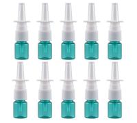 LJJCSFF 10 Pcs 5ml Plastic Nasal Spray Bottles Vials Nasal Sprayer Pump Refillable Saline Nose Spray Bottle Small Nasal Atomizer