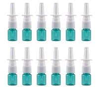 LJJCSFF 12 Pcs 5ml Plastic Nasal Spray Bottles Fine Mist Atomizers Empty Nasal Pump Sprayers For Essential Oil Cosmetic Makeup Perfume